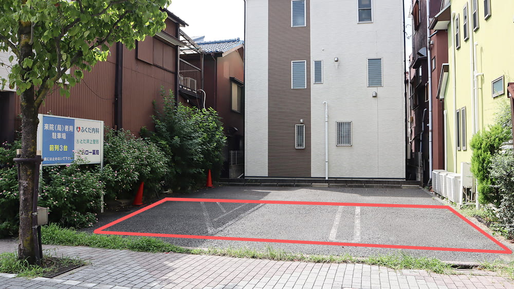 二箇所目の駐車場の写真